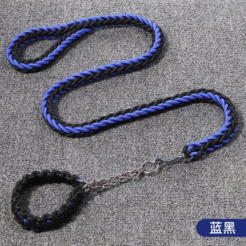 彩色八股尼龙编织宠物牵引绳3