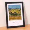 Moldura de Foto de Madeira Colorida de Metal Cruzada para Mesa 6 Polegadas Simples Moldura de Quebra-Cabeça para Pendurar na Parede de Fotos Moldura Vazia para Pintura a Óleo A4