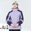 Chaqueta de montañismo para hombre y mujer, tres en uno, desmontable, impermeable, a prueba de viento, para exteriores, otoño e invierno, marca de moda, para parejas