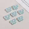 Beleza de Gelo Furo Reto Textura Assimétrica Borboleta 11*14mm Contas para Celular Joias DIY Contas Soltas Acessórios Material