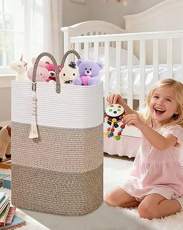 large laundry basket for baby toys