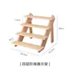 Estante para Flores para Repisa de Ventana de Madera Maciza, Soporte Decorativo Creativo para Suculentas, Estante de Almacenamiento Multinivel para Escritorio en Esquina de Balcón Interior