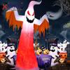 Inflable Brillante de Halloween Inflable Fantasma Exportación Navidad Halloween 2.4 Metros Halloween Dibujos Animados Iluminación Modelo Inflable