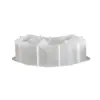Zongbo Silicone DIY Casa de Natal Escandinava Fileira Casa de Gesso Castiçal Recipiente para Velas Enfeites Molde de Silicone
