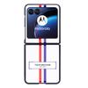 Adequado para capa de celular Motorola razr50 capa de vidro moto60 personalizada criativa moda branca padrão TB