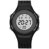 Reloj Electrónico de Silicona Poroso Transpirable Más Vendido Transfronterizo, Reloj Deportivo Multifuncional Luminoso Impermeable para Exteriores para Hombres y Mujeres