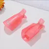 Arte de Unhas Clipe Removedor de Unha Segunda Geração Conjunto de Dedos para Cola de Unha Fototerapia Conjunto de Unhas Ferramenta para Arte de Unhas Caixa com 5 Blisters