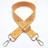 Nuevos accesorios para bolsos con cinta jacquard de color, correa decorativa, bandolera de un solo hombro, correa ancha ajustable, correa cruzada