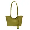 Bolsa de mano casual simple de moda para mujer, bolso de hombro elegante, bolsa tote de gran capacidad a la moda para el día a día, nuevo de verano 2026
