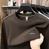 Sudaderas de cuello redondo y manga larga para otoño e invierno, camisetas de moda y tendencia, capas base para hombre, tops versátiles, venta directa de fábrica, en stock