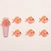Peces que Brillan en la Oscuridad Mundo Marino Modelo Accesorios para Uñas Resina Piezas Pequeñas DIY Aretes de Caricatura Accesorios de Decoración de Uñas