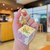 Llavero con forma de cubo de Rubik de Kulomi, venta al por mayor, colgante para bolso escolar, llavero de dibujos animados, rompecabezas creativo, joyería pequeña