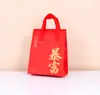 Bolsas aislantes para comida para llevar listas para enviar, bolsas aislantes de tela no tejida con impresión a color para hornear pasteles y té de leche, bolsas para llevar de papel de aluminio engrosado