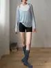 Conjunto de Cubierta para Yoga 2026 Estilo Nuevo Ropa Deportiva para Mujer Ropa de Fitness Profesional Pilates Entrenamiento Top de Manga Larga Verano