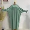 Versão atualizada! Vestido Morcego Cor Sólida 2023 Lr616