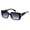 Gafas de Sol Cuadradas de Moda Europea y Americana Personalizadas para Mujer Personalidad Tendencia Protección Solar Exterior para Conducir Gafas Transfronterizas