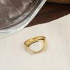 Anillo de bambú con forma de mariposa para mujer, diseño de nicho francés, retro, ajustable, esmaltado, estilo Ins, joyería