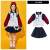 Fantasias de cheerleading infantis, trajes para a cerimônia de abertura do dia esportivo do ensino fundamental, uniformes de classe do jardim de infância e trajes para apresentações em grupo