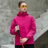 Ropa de montañismo de dos piezas Chaqueta cálida a prueba de viento de invierno Ropa para exteriores Ropa de trabajo Chaqueta con logo estampado para hombres y mujeres