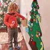 Árbol de Navidad de fieltro transfronterizo para niños, DIY, árbol de Navidad tridimensional de fieltro, regalo de Navidad, adorno decorativo creativo hecho a mano