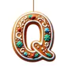 Decorações de Casa de Pão de Gengibre de Natal de Novo Produto Transfronteiriço Decorações de Árvore de Natal de Madeira Penduradas Enfeites de Decoração de Natal Festivos