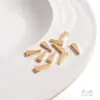 Accesorios para Manualidades de Color Duradero Rellenos de Oro de 14K Colgante de Borde Triangular Tridimensional Colgante para Collar de Clavícula Pendientes Accesorios Hechos a Mano