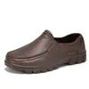 Zapatos de Chef Talla Grande Transfronterizos para Hombre Verano Nuevos Suela Gruesa Casuales para Hombre Ligeros Impermeables Antideslizantes y Resistentes al Aceite Zapatos de Cocina