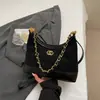 Bolso de Hombro para Mujer con Cadena Texturizada 2026 Modelo Nuevo Gran Capacidad Bolso Cruzado Versátil Bolso Hobo Bolso de Hombro para Viajes Cotidianos Moderno