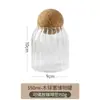 Frasco de Vidrio Transparente Sellado de Grano de Café de Grado Alimenticio Frasco para Té Alto Valor de Color Almacenamiento de Granos Frasco de Almacenamiento a Prueba de Humedad