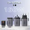 Venda Direta da Fábrica Novo Carregador de Protocolo Completo de 150W Pequeno Eletrodoméstico de Viagem Cabeça de Carregamento Rápido Carregador Multi-Porta A+C