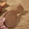 Mules de Verano Retro Casual Tejidos de Punta Cerrada con Tacón Grueso, Cómodos y No Cansan los Pies, Hechos de Cuero Genuino de Primera Capa para Mujer