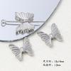 [Colección K Blanca] Aleación Lazo Cuentas de Amor DIY Hecho a Mano Pulsera Collar Aretes Accesorios con Cuentas Versátil