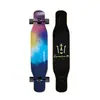 Skate Longboard de 44 Pulgadas para Principiantes, Hombres y Mujeres, Adultos, Tabla de Baile Doblemente Curva Profesional, Monopatín de Cuatro Ruedas de Madera de Arce para Jóvenes
