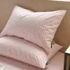 Fundas de almohada lavables seguras para bebés Clase A, juego de 2 piezas, color liso, fundas de almohada individuales engrosadas, un par para uso doméstico, fundas de almohada para dormitorio