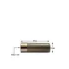 Luva Protetora para Sensor de Temperatura e Umidade de Metal SHT30 20 21 35 Alta Temperatura à Prova de Poeira Carcaça de Sonda Sinterizada de Partículas de Cobre