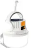 Luz de camping movida a energia solar, luz de emergência para barraca ao ar livre recarregável de longa duração, iluminação recarregável para camping