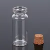 Garrafa de Vidro com Rolha, Garrafa de Vidro Transparente para Desejos, Garrafa Pequena de Vidro Espesso, Garrafa Pequena de Vidro com Rolha de Pequena Capacidade