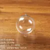 Venda Quente Transfronteiriça Bola de Plástico PS Bola Transparente Bola de Acrílico Decoração de Natal Bola Transparente Oca Bola de Acrílico