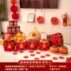 Decoración feliz para inauguración de casa, cesta de frutas portátil, regalo para mudanza, juego completo de suministros para diseño de decoración de casa nueva