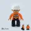 Brinquedos Infantis Peças Compatíveis Boneca de Partículas Grandes Blocos de Construção Montados e Desmontados Acessórios de Figuras Brinquedos de Montagem Peças