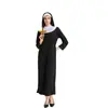 Cosplay Adulto de Halloween Fantasia de Sacerdote Missionário Masculino Roupão da Virgem Maria Fantasia de Freira Sacerdote