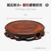 Base de Soporte Redondo para Tetera de Madera Maciza Estante para Juego de Té Estante para Tetera Bandeja Mat Cultivador Redonda Ceremonia del Té Vajilla Térmica Soporte para Tetera Zisha