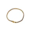 Moda Europea y Americana Simple Exquisito Estilo Pequeño Old Money Pulsera de Circonita Lujo Ligero Gama Alta Versátil Apilable Joyería