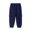 Calça Cargo Infantil 2026 Nova Primavera e Outono Calças Casuais para Meninos, Calças Largas Modernas para Crianças Maiores, Calças Jogger Esportivas Transfronteiriças