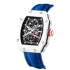 Reloj de Pulsera de Moda para Hombre con Forma de Barril Ultradelgado Nuevo Transfronterizo, Modelo Popular de Comercio Exterior, Reloj de Cuarzo al por Mayor, Marca de Relojes para Hombre