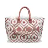 Bolso de lona con letra y borla minimalista para comercio exterior, bolso de mano de gran capacidad, nuevo bolso tote de hombro de color liso para uso transfronterizo