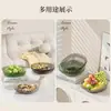 Bandeja de Frutas para Sala de Estar Uso Doméstico Nuevo Modelo 2025 Mesa de Café Plato de Frutas Bol de Frutas de Lujo Ligero Canasta de Frutas Bandeja de Bocadillos