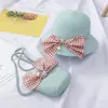 Bolsa Fresca Pequena Proteção Solar Chapéu de Sol Chapéu de Praia de Verão para Crianças Chapéu de Palha Ondulado Chapéu de Sol Dia das Crianças Presente de Aniversário
