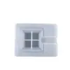 Molde para Cenicero de Resina de Cristal DIY Amapola Cenicero para Cigarros Decoración de Mesa Caja de Almacenamiento Molde de Silicona