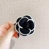 Broche de camélia xiangfeng da Coreia do Sul tecido feito à mão acessórios para decote de vestido versátil terno suéter casaco